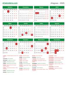 Calendário 2025