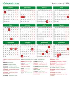 Calendário 2024