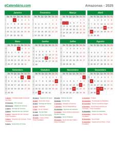 Calendário 2025