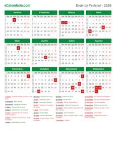 Calendário 2025