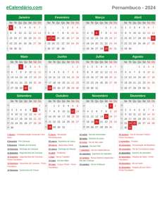 Calendário 2024