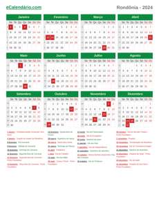 Calendário 2024