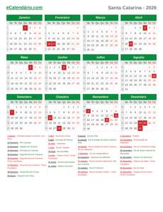Calendário 2026